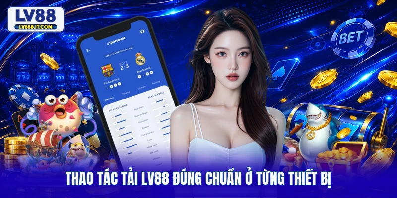 Thao tác tải LV88 đúng chuẩn ở từng thiết bị
